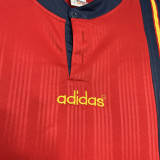 1996 Spain Home Retro Soccer Jersey