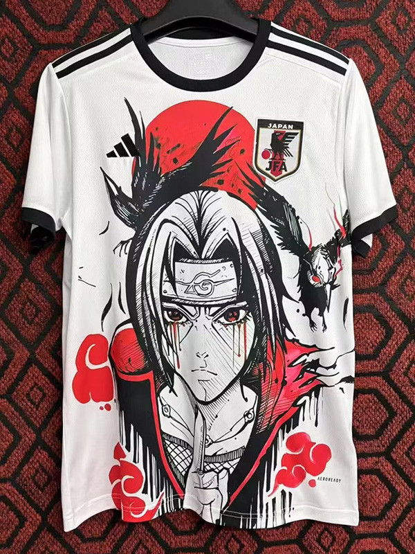 25-26 Japan White Special Edition Fans Soccer Jersey 乌鸦宇智波