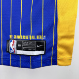 20-21 Indiana Pacers HALIBURTON #0 Blue City Edition Top Quality Hot Pressing NBA Jersey