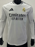 24-25 RMA Home Long Sleeve Player Version Soccer Jersey (长袖球员)