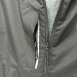 2024 VANS Velvet Thickened warm Black Outdoor Jackets #F7加绒冲锋衣