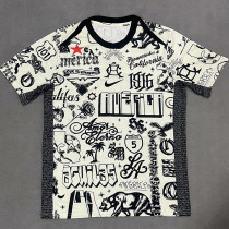 24-25 Club America Beige Black Training shirts