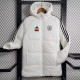 23-24 Germany White Hooded Cotton Coat Black Edge (黑色边) 棉衣