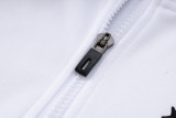 24-25 Germany White Hoodie Half Pull Tracksuit #F595半拉连帽