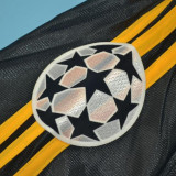 2000-2001 RMA Away Black Retro Soccer Jersey