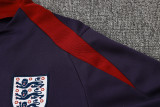 24-25 England Purple Blue Half Pull Tracksuit (半拉链)