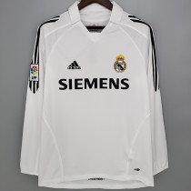 2005-2006 RMA Home Long Sleeve Retro Soccer Jersey (长袖)