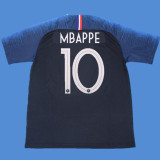 2018 France Home Retro Soccer Jersey