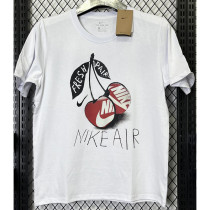 T273 NK White High Quality Casual T-Shirt #苹果