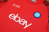 24-25 Napoli Red Training Short Suit