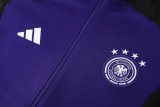 24-25 Germany Purple Black Jacket Tracksuit #02