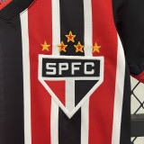 24-25 Sao Paulo Away Kids Soccer Jersey