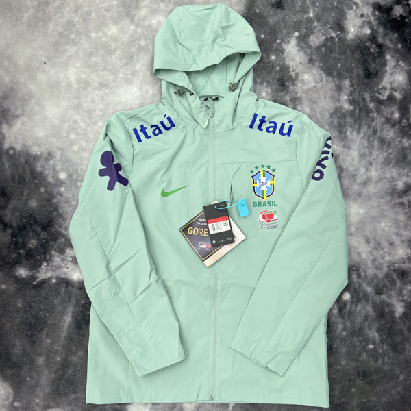 24-25 Brazil Green Outdoor Jackets #102冲锋衣