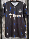 2023 Man Utd Grey Black Fans Training Shirts