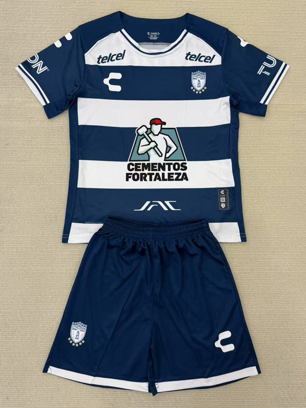 24-25 Pachuca Home Kids Soccer Jersey