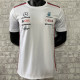 2023 F1 Formula One Mercedes White Racing Suit(圆领)