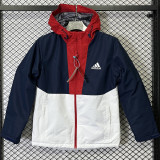 2025 AD Cotton Thickened warm Blue White Outdoor Jackets #P5加棉冲锋衣