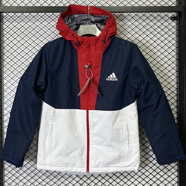 2025 AD Cotton Thickened warm Blue White Outdoor Jackets #P5加棉冲锋衣