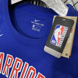 T184 Warriors CURRY #30 Blue High Quality Casual T-Shirt