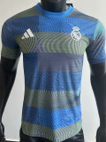 25-26 RMA Grey Blue Player Version Training Shirts
