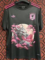 24-25 Japan Black Special Edition Fans Training Shirts *樱花龙