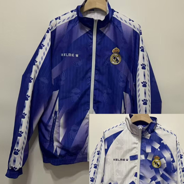 1996-97 BAR Purple & White Retro Double Sided Windbreaker (双面风衣)(刺绣)