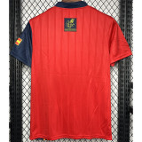 1996 Spain Home Retro Soccer Jersey