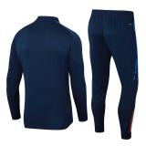 24-25 Italy Royal Blue Half Pull Tracksuit (半拉链)
