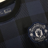2013-2014 Man Utd Away Retro Soccer Jersey