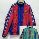 24-25 BAR Red & Green Retro Double Sided Windbreaker (双面风衣)(刺绣)