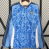 24-25 Man Utd Blue & khaki Double Sided Windbreaker (双面风衣)
