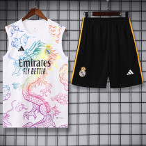 24-25 RMA White Tank top and shorts suit #彩龙