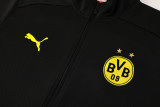 24-25 Dortmund Black Jacket Tracksuit #03