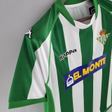 2001-2002 Real Betis Special Edition Retro Soccer Jersey