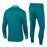 24-25 Portugal Green Half Pull Tracksuit (半拉链)