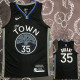 2020 Warriors DURANT #35 Black Grey Top Quality Hot Pressing NBA Jersey