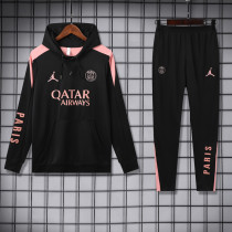 24-25 PSG Black Hoodie Tracksuit (卫衣套装)
