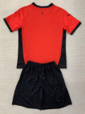 24-25 Stade Rennais Home Kids Soccer Jersey