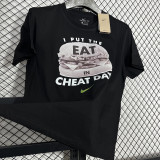 T247 NK Black High Quality Casual T-Shirt #汉堡