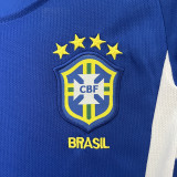 2002 Brazil Away Kids Retro Soccer Jersey
