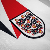 1992 England Home Retro Soccer Jersey