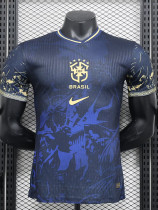 24-25 Brazil Blue Black Special Edition Player Version Soccer Jersey