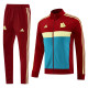 24-25 Roma Red blue Jacket Tracksuit #02