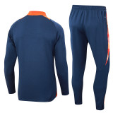 24-25 Man Utd Royal blue Half Pull Tracksuit (半拉链)