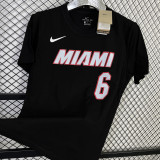 T888 HEAT JAMES #6 Black High Quality Casual T-Shirt