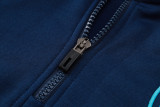 24-25 ARS Royal blue Hoodie Half Pull Tracksuit #F607半拉连帽