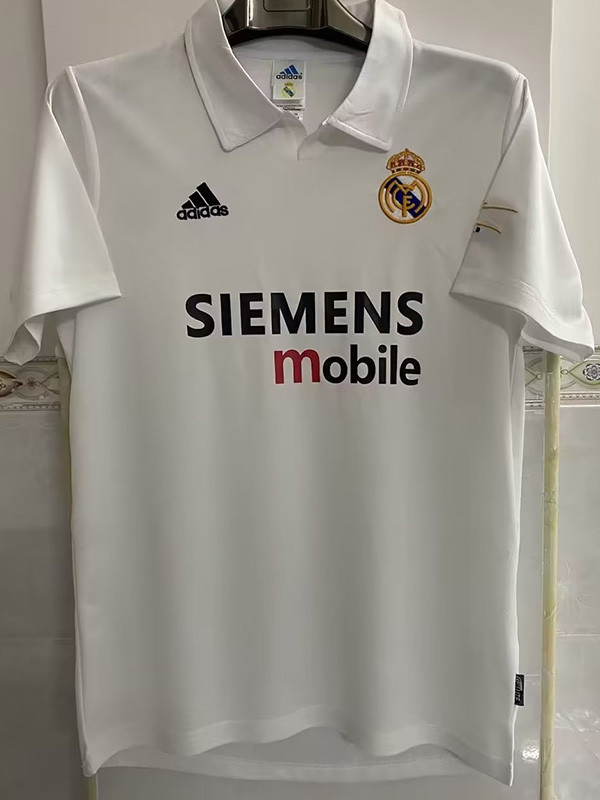 2002-2003 RMA Home Retro Soccer Jersey