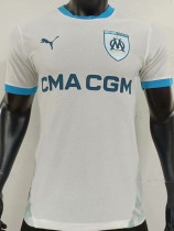24-25 Marseille Home Player Version Soccer Jersey