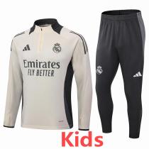 24-25 RMA Beige Kids Half Pull Tracksuit (童装)(半拉链)