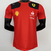 2023 F1 Formula One Ferrari Red Racing Suit (圆领)